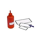 neoLab LDPE Etikett mit Rand, Weiß/Schwarz, 148mm x 74mm, 5 Stück