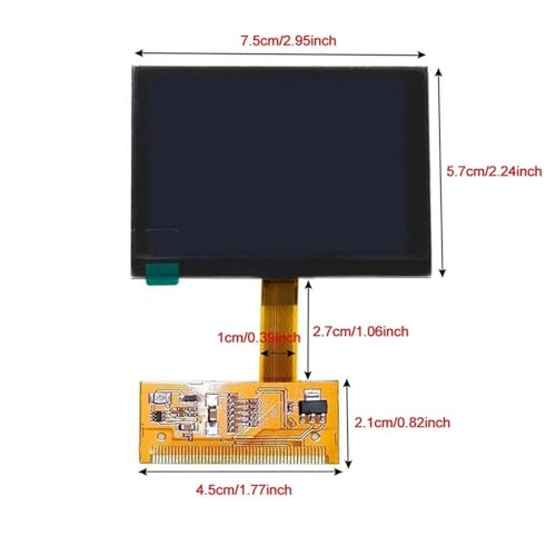 Pantalla LCD para coche y panel de instrumentos digital compatible con S3 TT A6 4