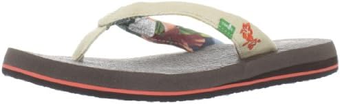 Sanuk Women's Yoga Paradise Flip Flop,Tan,5 M US