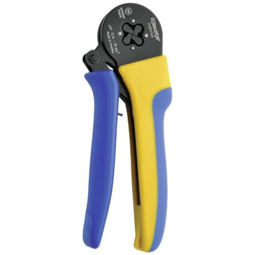 Pince à sertir pour embouts 0,14 à 10 mm² à cliquet auto-ajustable