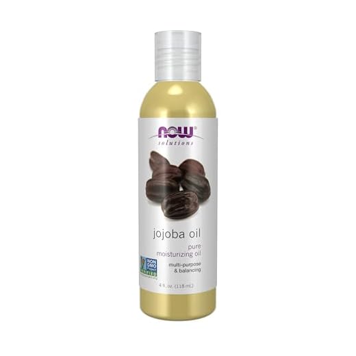 NOW Solutions, Jojoba Oil, 100% Pure Moisturizing, Multi-Purpose Oil for Face, Hair and Body, 4-Ounce
