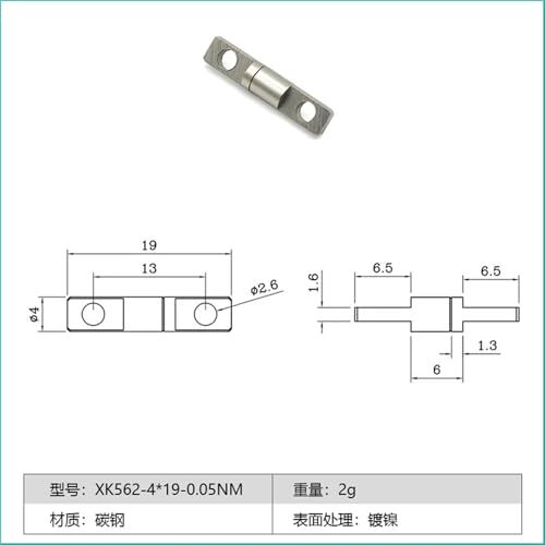 Charnière à friction pour ordinateur portable 10x57mm - 3