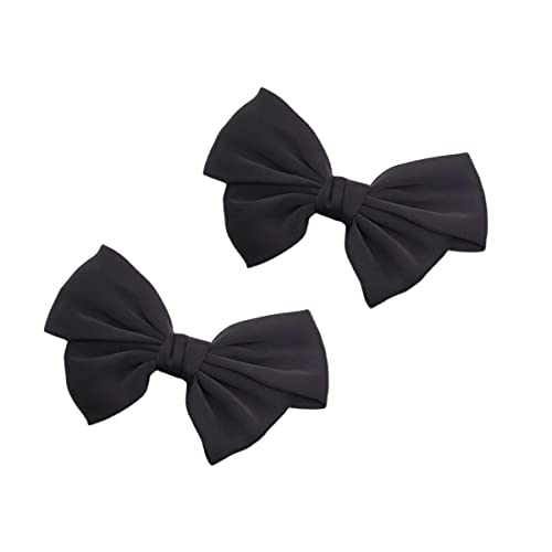 Image of Fodattm 2PCS Handmade Bow Knot Shoe Buckle Clips Wedding Shoe Decoration Charms DIY Crafts Findings Accessories Package