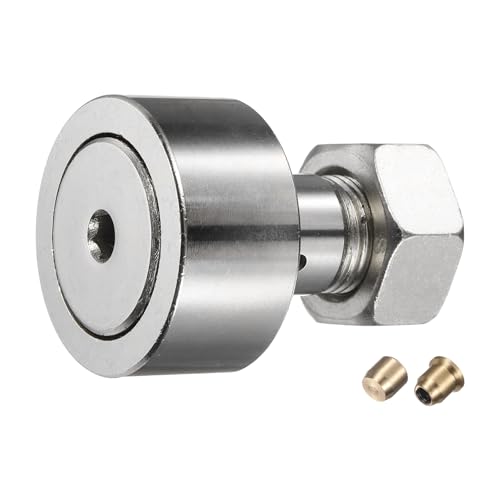 Roulement de piste à came M18 inox rouleau 40mm galet de came à aiguilles uxcell CF18 KR40 PPX