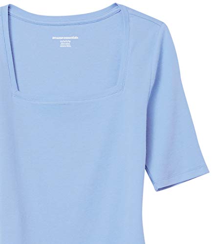 Amazon-Essentials-Womens-Slim-Fit-Half-Sleeve-Square-Neck-T-Shirt