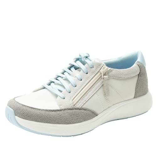 Top 10 Best Shoes for Pg: Ultimate Comfort and Style 11 Alegria Eazeer Lightweight Fashion Sneaker with Cork Footbed for Arch Support and Side Zipper for Easy Slip On and Off Moonstone Blue 7 M US