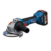 Bosch Professional 18V System Akku-Combo Kit: GSB 18V-45 + GBH 18V-22 + GWS 18V-8 (inkl. 3x GBA 4.0Ah, GAL 18V-40, Werkzeugtasche) – Amazon Exclusive – Ansicht 5