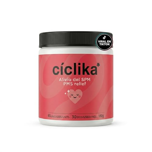 Cíclika Gominolas SPM | Vitex Agnus Castus (Sauzgatillo), Melisa y B6 | Alivio Síndrome Premenstrual, Dolor Menstrual e Hinchazón | Regulador Hormonal Mujer | Gummies Sin Azúcar | 60 Unidades