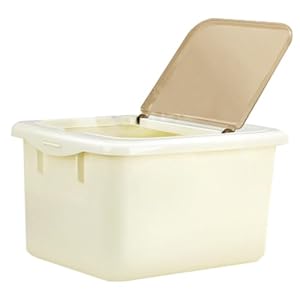 Generic Rijstemmer Kattenvoeremmer Voedselopslagcontainers Dienbladen Meal Prep Bakjes Herbruikbaar Grote Rijst Opslag Container Rijst Container Granen Dispenser Mand P.p Herbruikbaar