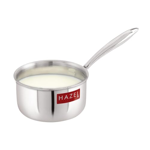 HAZEL 2.3 qt Triply Stainless Steel Saucepan