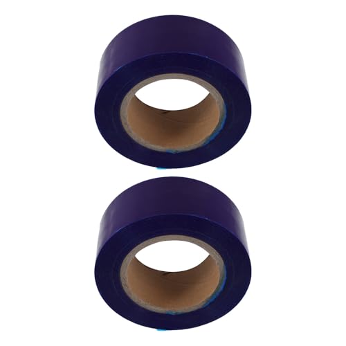 Cinta protectora para llantas Ipetboom, 2 rollos, color azul, adhesión fuerte y remoción sin residuos para cambios de neumáticos y reparación de vehículos miniatura 1