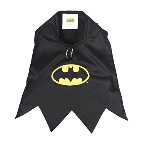 DC Comics for Pets Batman Dog Harness, Large | Soft and Comfortable No Pull Harness for Dogs, Dog Batman Costume | Cute Dog Harness, Dog Halloween Costume, Batman Harness, Puppy Harness, Pet Harness