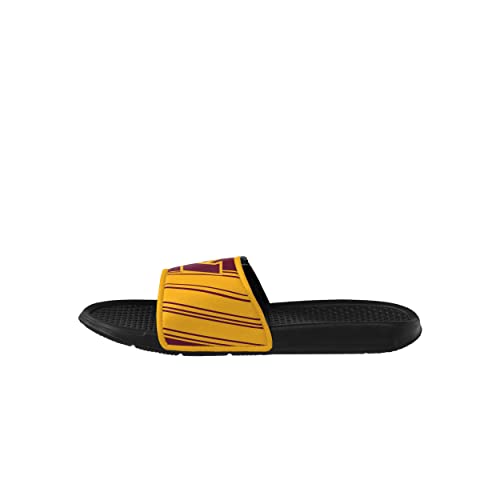 Image of FOCO mens NFL Team Logo Legacy Sport Slide Sandals