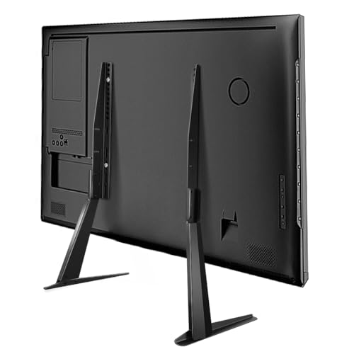 KKTONER Universal TV Stand Base TV for 27-65 inch Flat Screen TV Metal Stand Legs Adjustable Table Top TV Stand Max VESA 800x400mm Hold up to 88lbs