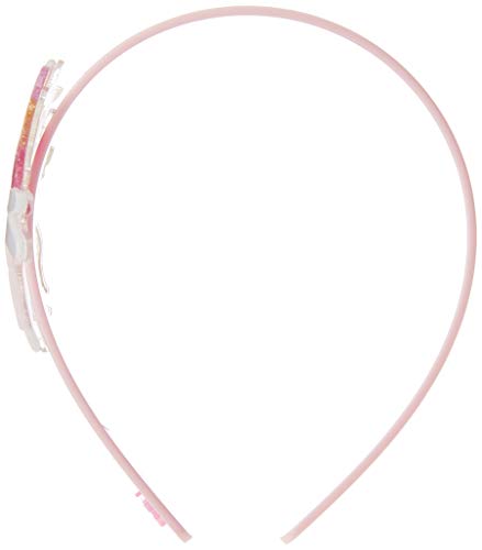 Tiara infantil unicórnio asas dourado acrílico