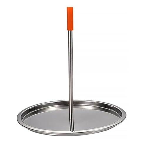 Brochette verticale en acier inoxydable durable avec socle de cuisson rigide