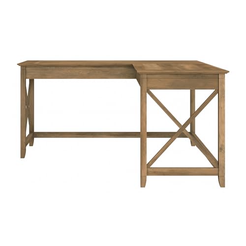Bush Home Key West 60W Modern Farmhouse L Shaped Desk in Reclaimed Pine, 60-Inch Corner Computer Table for Home Office Workspace by Bush Home - Image 8