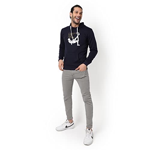 Image of CAHOOT Men's Printed Sweatshirt Regular Fit for Casual Wear | Full Sleeve | Cotton | Stylish Sweatshirt Crafted with Comfort Fit and High Performance for Everyday We