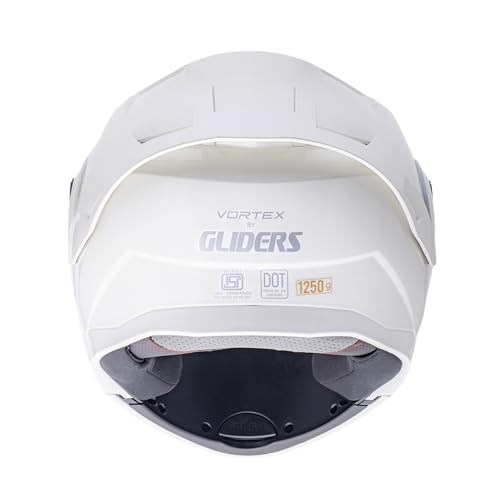 Image of Gliders Vortex DX Flip-Up Full Face Helmet with Spoiler with Clear Visor