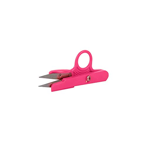 EUROXANTY Tijeras corta hilos | Precisión y rapidez | Tijeras de costura | Manualidades | Tijeras para pesca | Tijeras Patchwork | 12 cm | ROSA