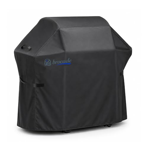 Grill Cover 52 Inch No Scrubbing Needed Lightweight Universal Large Waterproof Windproof with Adjustable Straps Flat Top BBQ Cover for Outdoor Grill Fits Blackstone Weber Char-Broil Nexgrill