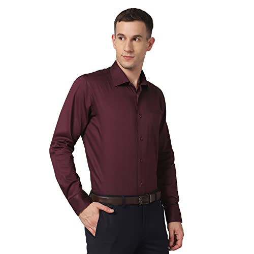 Image of blackberrys Printed Cotton Slim Fit Mens Shirt