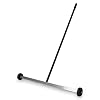 Master Magnetics Magnet Sweeper, 27 Wide Push-Type Mini Magnetic Broom with Wheels, Industrial Pick-Up Tool for Nails, Screws, and Metal Debris, 07265