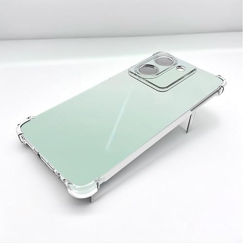 Image of for |[ IQOO Z9 5G ] Back Case Cover Flexible TPU Bumper Scratch Resistant Back Cover for [ IQOO Z9 5G ]- Transparent