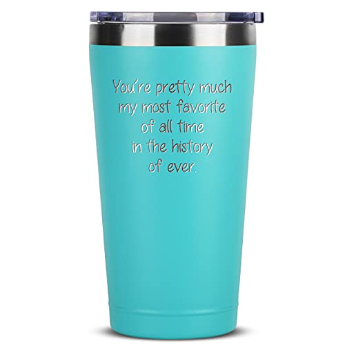Black Friday 🔥 You're Pretty Much - Birthday Gift Ideas for Women Men - 16 oz Mint Insulated Stainless Steel Tumbler w/ Lid - Gifts Present Ideas for Coworker Friends - Tumblers Party Decorations Supplies Presents Buy 1 get 1 🔥 You're Pretty Much - Birthday Gift Ideas for Women Men - 16 oz Mint Insulated Stainless Steel Tumbler w/ Lid - Gifts Present Ideas for Coworker Friends - Tumblers Party Decorations Supplies Presents