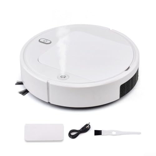 Aspiradora robótica eficiente 5 en 1 con barrido, trapeador, purificación de aire, navegación inteligente y carga de retorno automático para limpieza de manos en el hogar (actualización de