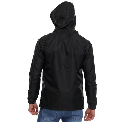 Billabong Big and Tall Rain Jacket - Hoodie Anorak Windbreaker Jacket for Men, Waterproof Water Resistant Raincoat4