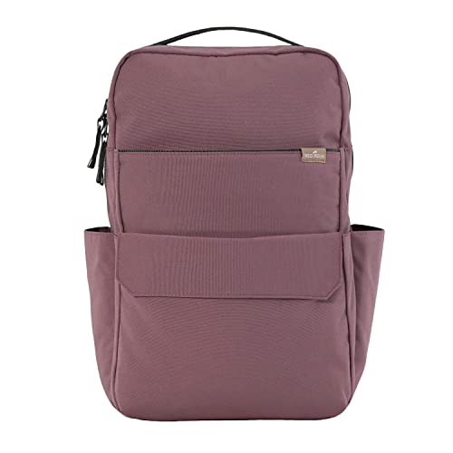 Image of RED ROVR Roo Backpack | Lightweight Diaper Bag with Changing Pad | Large Capacity | Multifunctional Travel Pack | Exterior and Interior Pockets | Water Resistant | Great Gift for Mom & Dad | Mauve
