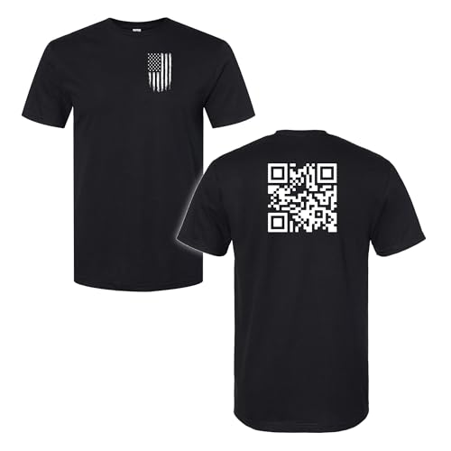 Viral Trump Dance QR Code Prank YMCA T Shirt - Funny Republican MAGA Conservative Meme Gift XS-5X - Unisex Tee X-Large Black