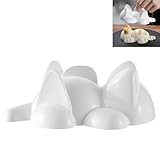 Smaoqingji Lindo Moldes Arroz Para Gatos - 1 Unidad, Blanco, Molde de Sushi Prensado, Aptos Para Preparar Bolas de Arroz, Sushi, Puré de Patatas y Platos Similares, Mejora el Atractivo tus Comidas