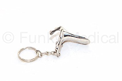 FunkyMidwife Portachiavi con speculum - regalo