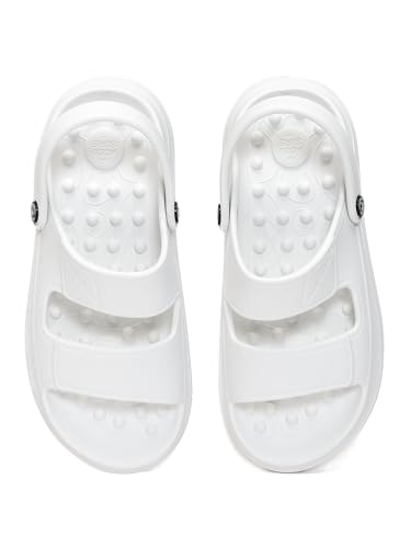 Image of Impakto Accupressure Slip-On Sandals for Men with Back Strap | Lightweight Soft Cushion Massage Footbed Slides | Slipper for Indoor & Outdoor