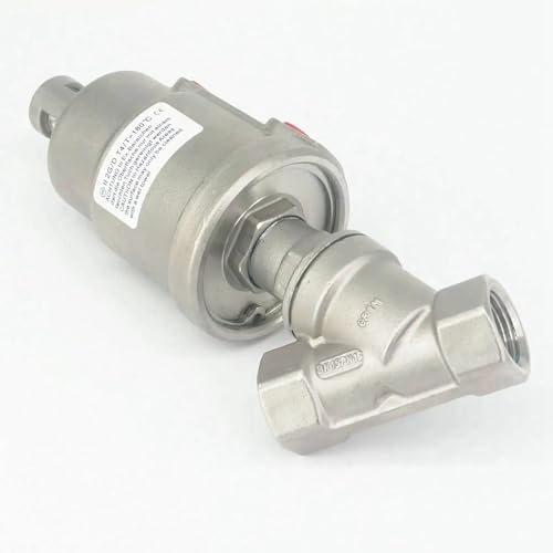 Vanne à siège incliné 1/2" en acier inoxydable 304 durable - 5
