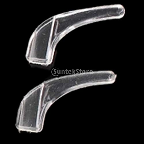 F Fityle 20Pcs Sports Glasses Temple Tip Glasses Transparente Ear - M