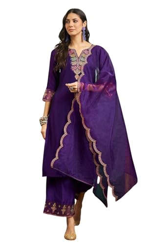 Pantalon kurti avec costume traditionnel dupatta KESUDI ensemble kurta femme