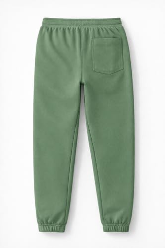 Image of Alan Jones Clothing Boy's Joggers Trackpant with Placement Print | Ribbed Waist & Hem | Drawstring Closure | Regular Fit | Sizes 5-16 Years