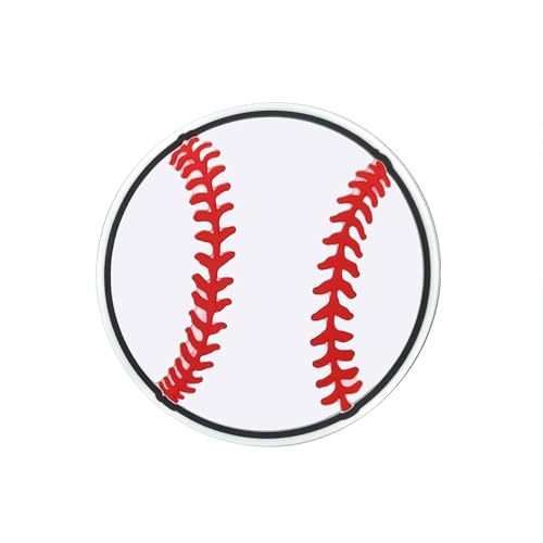 Mity rain Decoration Accessories for Bogg Bag, Bag Charms Compatible with Bogg Bag Original All Models, Insert Decorative Words for Handbag Beach Tote Bag (Baseball)