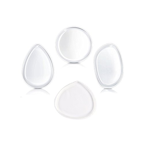 Pink Lust 4 Packs Silicone Makeup Blender, Makeup Sponge Silicone Foundation Puff Applicator for Beauty Blending