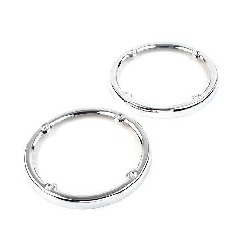 CNxinn10 Motorbike Chrome Tour Pak Rear Speaker Cover molding Trim for Harley Electra Glide Ultra Limited Tri Glide 2014-2019