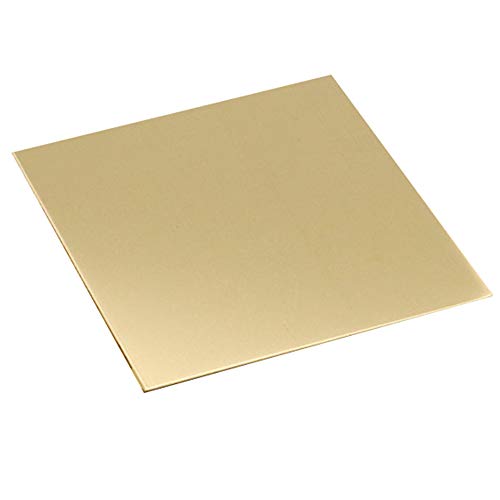 Tôle de laiton H62 robuste 0.8mm, plaque de cuivre pour moules