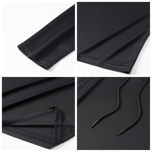 Men Quick Dry Hoodies Compression Shirt Long Sleeve Workout Athletic Gym Hoodie Shirts4