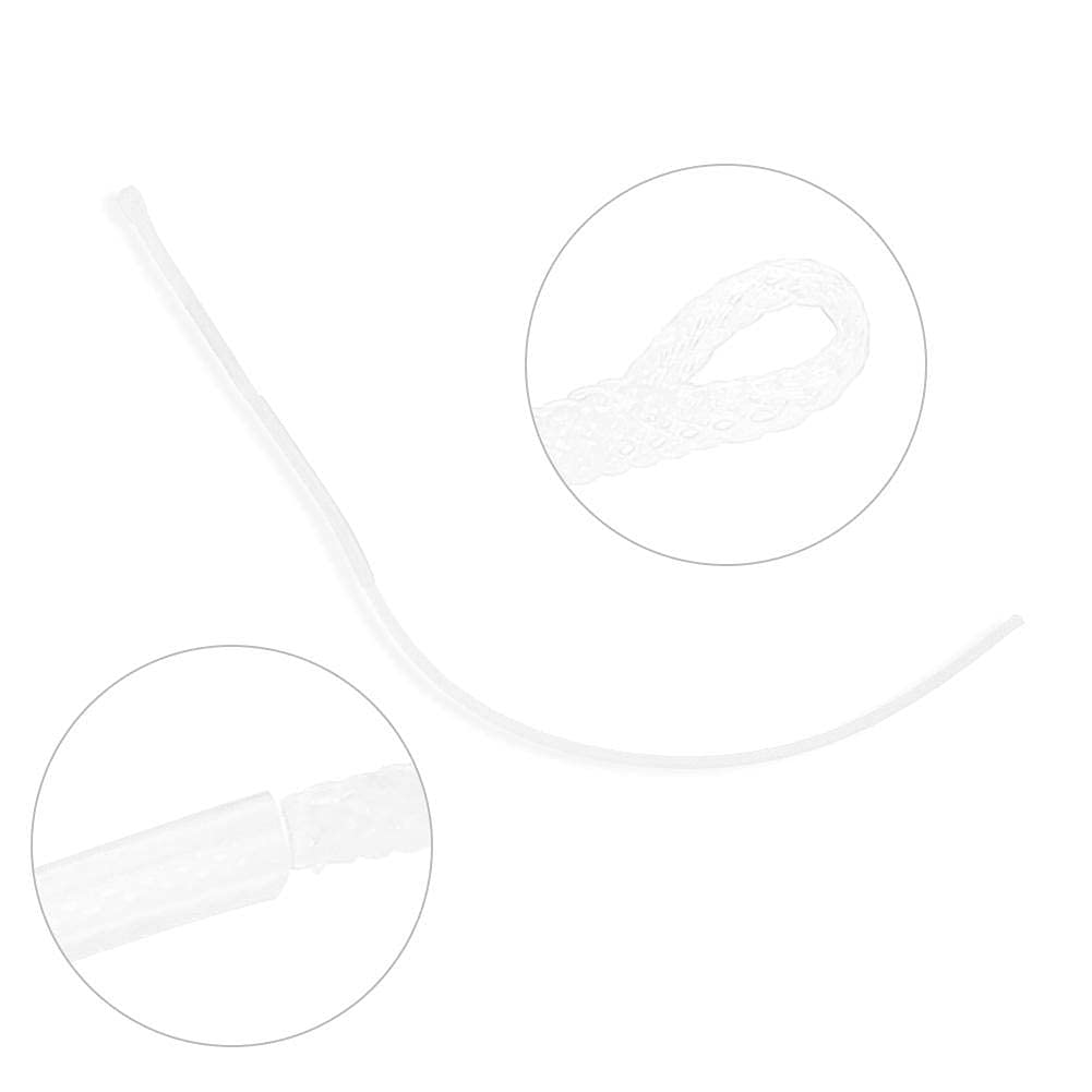 1 Unids 3LB / 5LB Conectores de Bucle de línea de Pesca con Mosca para Accesorios de Pesca con Mosca(Blanco 5Lb) sedal Mosca Pesca