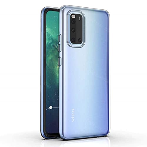 Image of COVERBLACK Rubber Back Cover for Vivo 1933 / Vivo V19 - Transparent