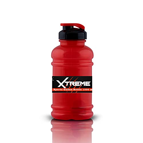 DOVEAZ® XTREME Sports Water Bottles for Office use/Protein Shaker Bottle/Gallon Water Bottle (1 LTR)(1000 ml) with Mixer Ball (BPA-Free, Unbreakable, Freezer Safe) (RED) (B096VSNSJZ) Amazon Price History, Amazon Price Tracker