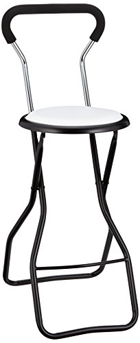 ルネセイコウ ソニックチェア ハイ ホワイト/フ゛ラツク HSO-60