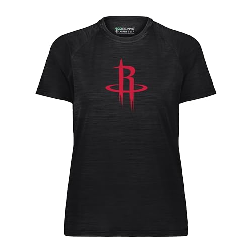 Holloway NBA Houston Rockets Women's All-Pro Tee - Athletic, Lightweight and Breathable Shirt for Outdoor Activities Multi